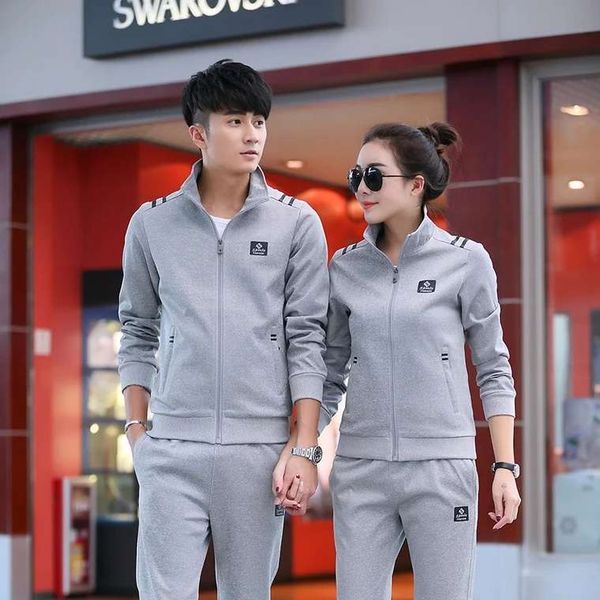 spring and autumn couple sports men's running outdoor cardigan large long sleeve casual wear couple's two piece suit, Gray
spring and autumn couple sports men's running outdoor cardigan large long sleeve casual wear couple's two piece suit, Gray
