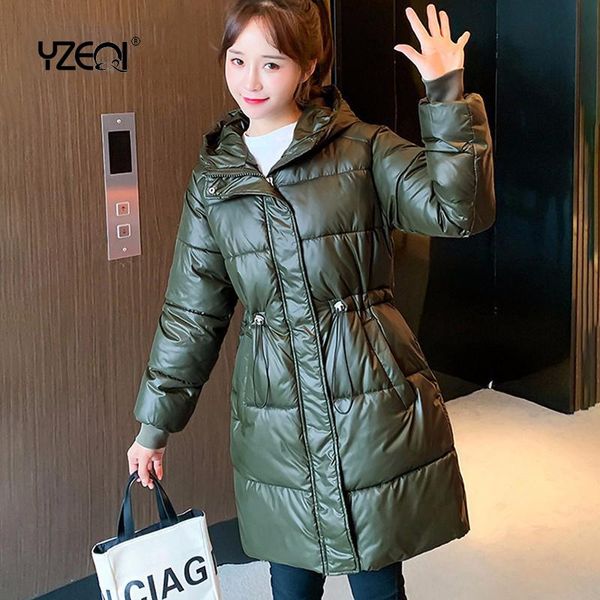 yzeqi winter women cotton jackets thick casual hooded padded 2020 female coats solid parka lady warm coat snow outwear top, Black
yzeqi winter women cotton jackets thick casual hooded padded 2020 female coats solid parka lady warm coat snow outwear top, Black