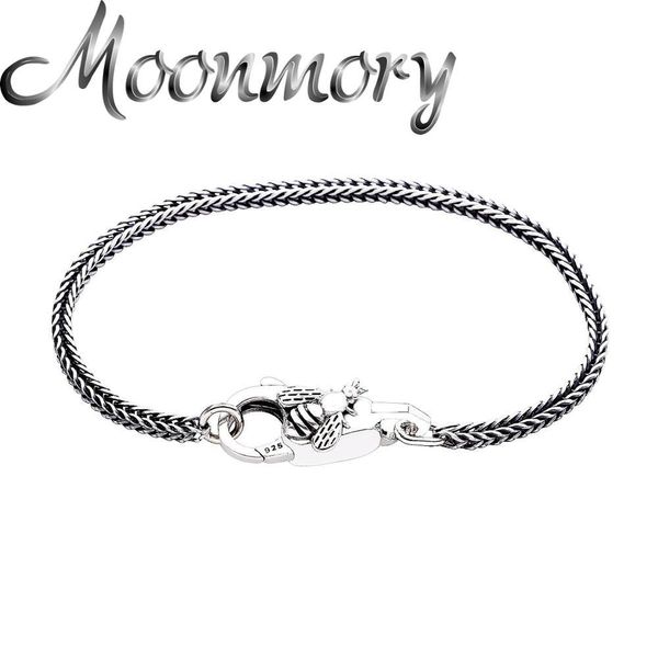 moonmory 925 sterling silver vintage bee buckle bracelet for women party punk rock animal bangle fit diy beads charms jewelryq0111, Black
moonmory 925 sterling silver vintage bee buckle bracelet for women party punk rock animal bangle fit diy beads charms jewelryq0111, Black