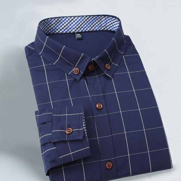 plaid cotton brown button down casual men's shirt autumn brand men clothes slim fit long sleeve shirts social plus size -5xl, White;black
plaid cotton brown button down casual men's shirt autumn brand men clothes slim fit long sleeve shirts social plus size -5xl, White;black