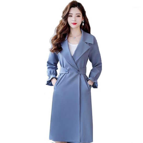 2018 new elegant women's windbreaker long section korean spring and autumn women's full body temperament waist slimming1, Tan;black
2018 new elegant women's windbreaker long section korean spring and autumn women's full body temperament waist slimming1, Tan;black