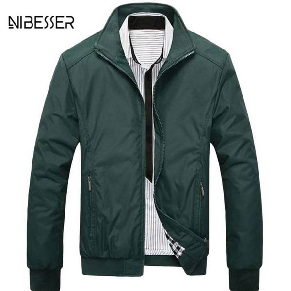 nibser men's classic stand collar men s and coat strewear bomber casual ets spring autumn for male, Black;brown
nibser men's classic stand collar men s and coat strewear bomber casual ets spring autumn for male, Black;brown
