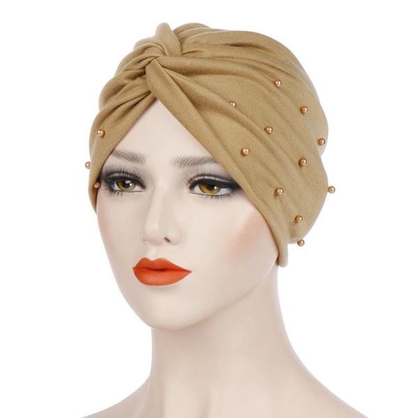 new style beaded twisted baotou cap muslim baotou cap spot, Blue;gray