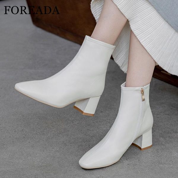 boots foreada woman real leather ankle high heel short zipper chunky ladies shoes autumn winter beige apricot, Black
boots foreada woman real leather ankle high heel short zipper chunky ladies shoes autumn winter beige apricot, Black