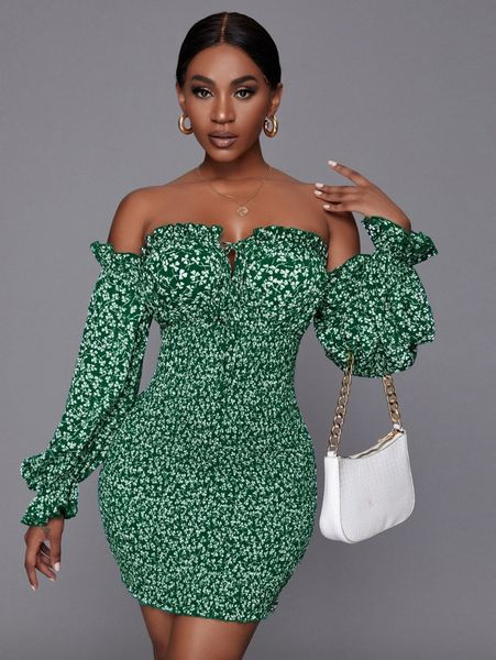 sxy ditsy floral print knot front off shoulder shirred bodycon dress x4ky#, Black;gray
sxy ditsy floral print knot front off shoulder shirred bodycon dress x4ky#, Black;gray