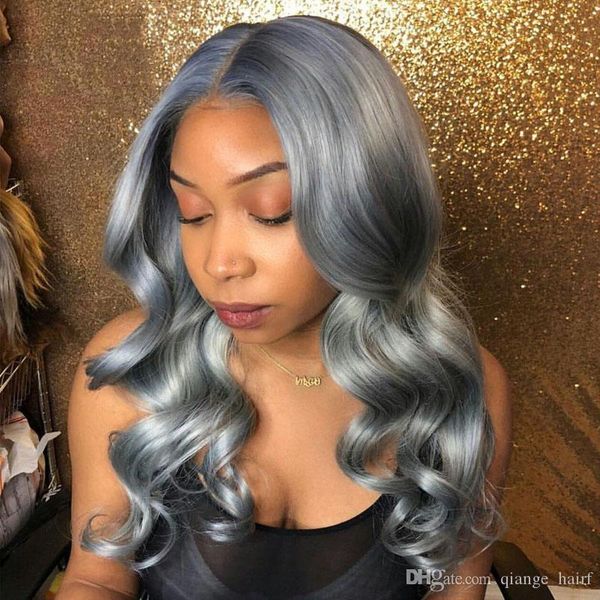 gray brazilian human hair glueless full lace wig with baby hair 8a sliver grey body wave lace front wigs 130% density, Black;brown
gray brazilian human hair glueless full lace wig with baby hair 8a sliver grey body wave lace front wigs 130% density, Black;brown