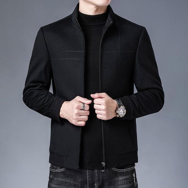 jas hithe new winter 2020 men's casual wool coat man with thick coat collar cloth factory, Black
jas hithe new winter 2020 men's casual wool coat man with thick coat collar cloth factory, Black
