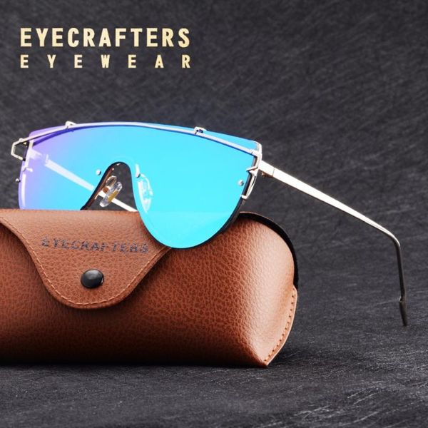 sunglasses eyecrafters retro fashion brand designer one piece womens metal vintage oversized tinted mirrored shades, White;black
sunglasses eyecrafters retro fashion brand designer one piece womens metal vintage oversized tinted mirrored shades, White;black
