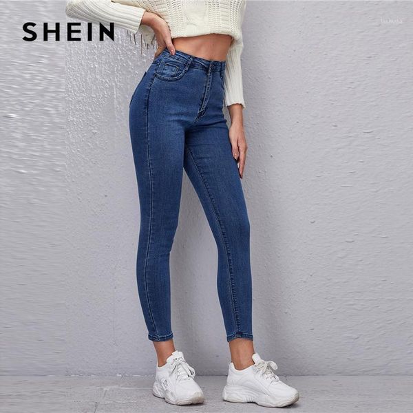 shein high waist high stretch stretch skinny jeggings women cropped jeans autumn zipper stretchy casual denim trousers1, Blue 
shein high waist high stretch stretch skinny jeggings women cropped jeans autumn zipper stretchy casual denim trousers1, Blue