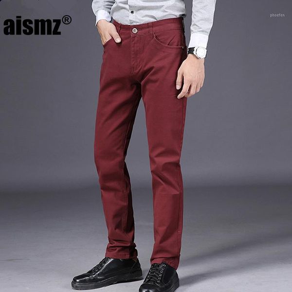 aismz 2019 new mens casual business pant slim straight trousers badge pockets black blue khaki big size 42 44 46 fashion male1
aismz 2019 new mens casual business pant slim straight trousers badge pockets black blue khaki big size 42 44 46 fashion male1