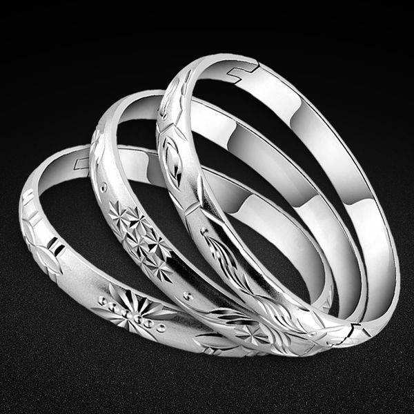 2020solid 925 sterling silver bracelet fine fashion jewelry for women men gift q1201, Black
2020solid 925 sterling silver bracelet fine fashion jewelry for women men gift q1201, Black