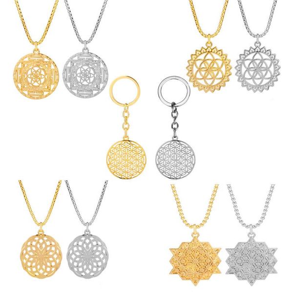 fashion flower of life skyrim necklace pendant merkaba hollowing out necklaces long chain buddhist keychain gold silvery jewelry, Silver
fashion flower of life skyrim necklace pendant merkaba hollowing out necklaces long chain buddhist keychain gold silvery jewelry, Silver