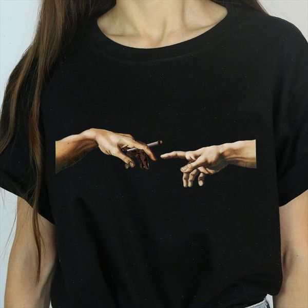 women michelangelo halloween t shirt female harajuku summer the eyes chico then never lie t shirt fashion tees, White
women michelangelo halloween t shirt female harajuku summer the eyes chico then never lie t shirt fashion tees, White