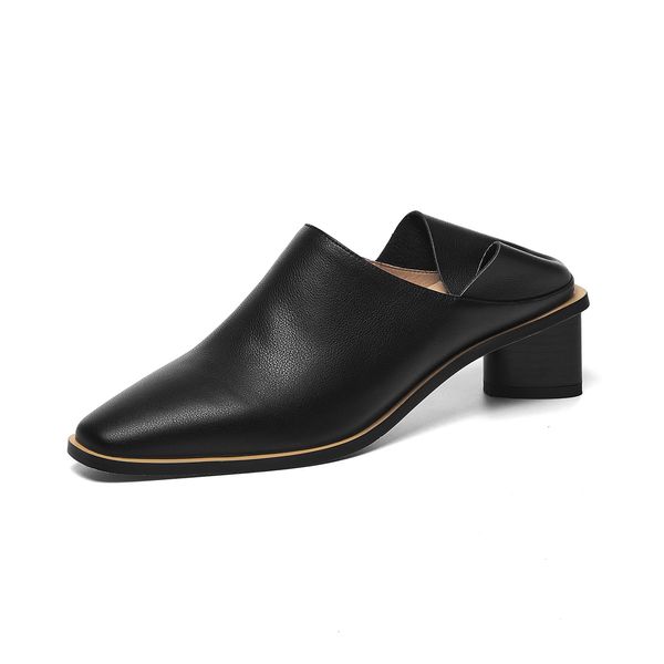 pumps 2021 women shoes plus size 22-26cm upper + pig skin lining two-wear slippers round heel small toe mdg4, Black
pumps 2021 women shoes plus size 22-26cm upper + pig skin lining two-wear slippers round heel small toe mdg4, Black