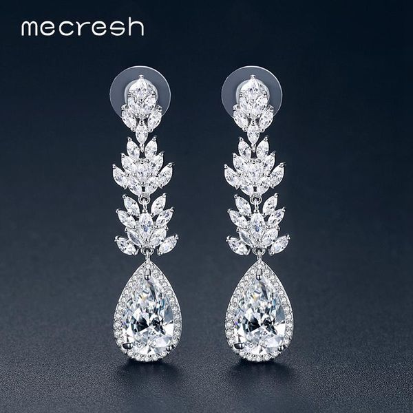 dangle & chandelier mecresh luxury clear teardrop bridal earrings sparkling cubic zirconia women wedding 2021 fashion jewelry eh1121, Silver
dangle & chandelier mecresh luxury clear teardrop bridal earrings sparkling cubic zirconia women wedding 2021 fashion jewelry eh1121, Silver