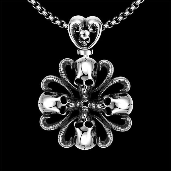 316l stainless steel skull necklaces pendants for women men cross shape pendant necklace vintage jewelry link chain collier wmtnby bdesybag, Bronze;silver
316l stainless steel skull necklaces pendants for women men cross shape pendant necklace vintage jewelry link chain collier wmtnby bdesybag, Bronze;silver