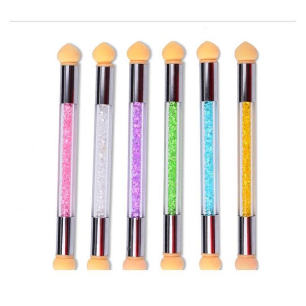 mini double-head nail art printing sponge smudge pen with drill gradient shading dotting pen rhinestones gel uv bru qylaan, Silver
mini double-head nail art printing sponge smudge pen with drill gradient shading dotting pen rhinestones gel uv bru qylaan, Silver