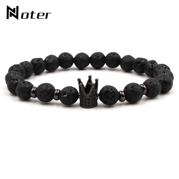 charm bracelets trendy 8mm lava stone bracelet men crown braslet for male handmade strand braclet matte beads pulseras bileklik, Golden;silver
charm bracelets trendy 8mm lava stone bracelet men crown braslet for male handmade strand braclet matte beads pulseras bileklik, Golden;silver
