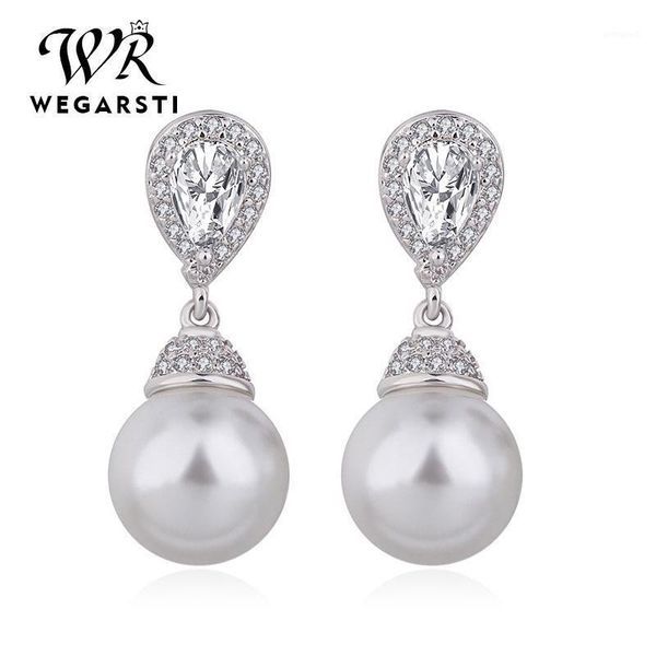 dangle & chandelier wegarsti white pink blue water drop crystal brand jewelry women trendy accessories pear dorp earrings 925 sterling silve, Silver
dangle & chandelier wegarsti white pink blue water drop crystal brand jewelry women trendy accessories pear dorp earrings 925 sterling silve, Silver