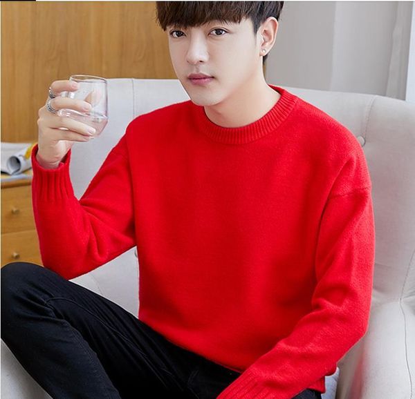 2020 new men round neck long sleeve winter sweater men's trend thick personality warm knitted sweaters 8723, White;black
2020 new men round neck long sleeve winter sweater men's trend thick personality warm knitted sweaters 8723, White;black