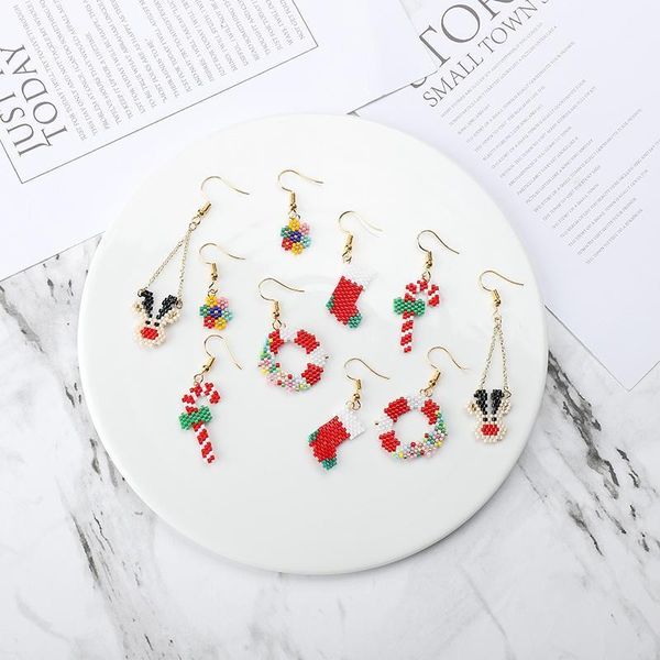 G.YCX Fashion Santa Elk Christmas Cane Sock Earrings Dangle Drop Seed Beads Miyuki Earrings Christmas Jewelry New Year Kids Gift1, Silver
G.YCX Fashion Santa Elk Christmas Cane Sock Earrings Dangle Drop Seed Beads Miyuki Earrings Christmas Jewelry New Year Kids Gift1, Silver