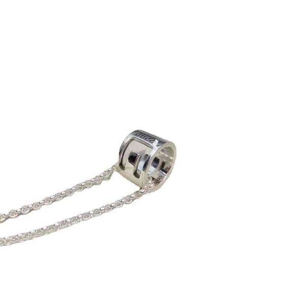 925 silver three-dimensional hollow out ring pendant fashion necklace for lovers exclusive design jewel
925 silver three-dimensional hollow out ring pendant fashion necklace for lovers exclusive design jewel
