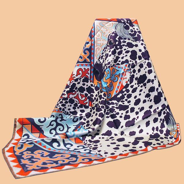 huajun 2 store|| classics more beautiful "appaloosa des steppes" 90 silk squares twill inkjet scarf handmade curling, Blue;gray
huajun 2 store|| classics more beautiful "appaloosa des steppes" 90 silk squares twill inkjet scarf handmade curling, Blue;gray