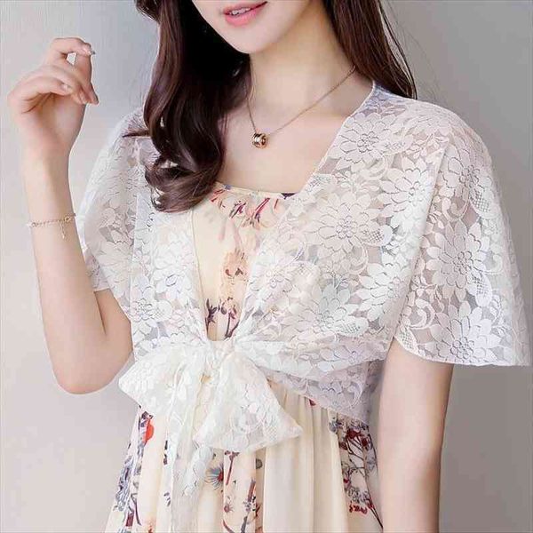 summer womens prevented bask transparent shawl fashion hollow out shawl short sleeves lace cardigan joker thin coat, White;black
summer womens prevented bask transparent shawl fashion hollow out shawl short sleeves lace cardigan joker thin coat, White;black