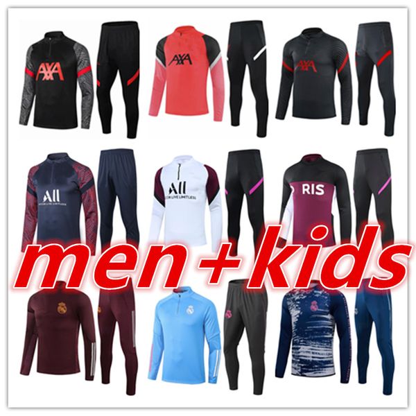 2020 2021 mens tracksuit kids football training suit kits 20 21 men kids soccer tracksuit football training tracksuit tracksuits, Black
2020 2021 mens tracksuit kids football training suit kits 20 21 men kids soccer tracksuit football training tracksuit tracksuits, Black