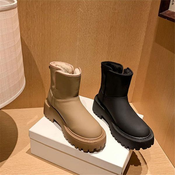 fashion goth waterproof water shoes women snow boots winter thick velvet plush platform wedges non-slip chunky rain boots warm, Black
fashion goth waterproof water shoes women snow boots winter thick velvet plush platform wedges non-slip chunky rain boots warm, Black