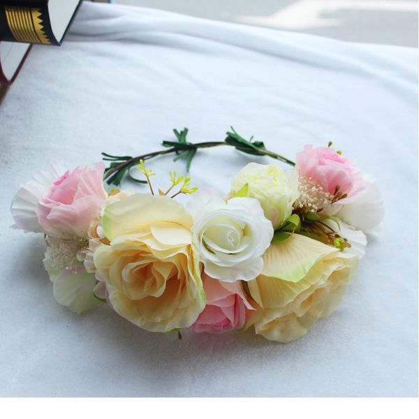 women wedding flower crown wreath festival party floral garlands luxurious flower headband hair accessories bride h jlldal
women wedding flower crown wreath festival party floral garlands luxurious flower headband hair accessories bride h jlldal