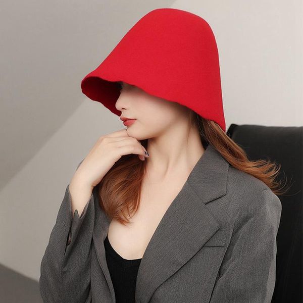 new fashion black red cotton fisherman hat female autumn and winter wild retro beggar hat bucket bell, Blue;gray
new fashion black red cotton fisherman hat female autumn and winter wild retro beggar hat bucket bell, Blue;gray