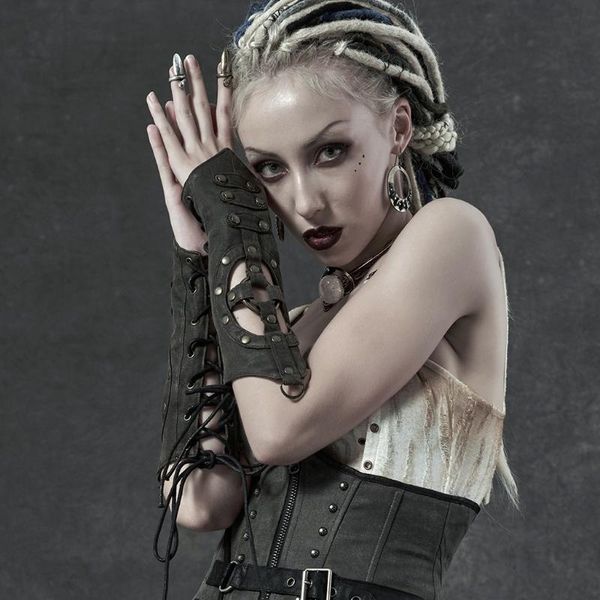 five fingers gloves punkrave women' steampunk punk novelty hollow stage performance halloween long, Blue;gray
five fingers gloves punkrave women' steampunk punk novelty hollow stage performance halloween long, Blue;gray