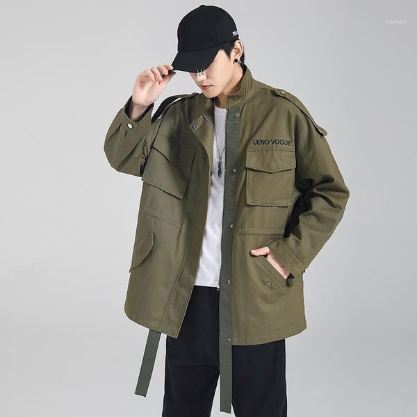 2019 spring and autumn new recommended tooling fashion japanese windbreaker loose wild men jacket black /army green s-2xl1, Black;brown
2019 spring and autumn new recommended tooling fashion japanese windbreaker loose wild men jacket black /army green s-2xl1, Black;brown