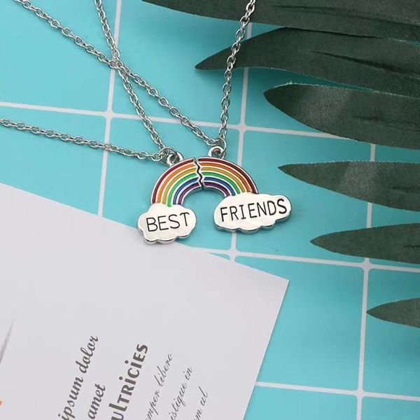 chains 2021 fashion titanium steel rainbow cloud stitching men and women couple necklace good friend girlfriend cute clavicle chain, Silver
chains 2021 fashion titanium steel rainbow cloud stitching men and women couple necklace good friend girlfriend cute clavicle chain, Silver