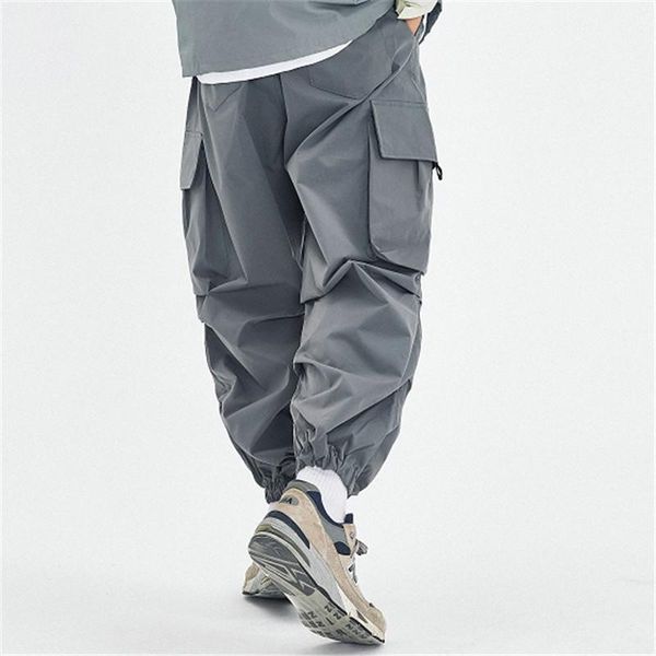 men's pants men streetwear hip hop large pocket cargo pant male women casual sports harem trousers1, Black
men's pants men streetwear hip hop large pocket cargo pant male women casual sports harem trousers1, Black