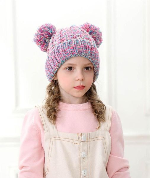 kid knit crochet beanies hat girls soft double balls winter warm hat 12 colors outdoor baby pompom ski caps cce2902, Blue;gray
kid knit crochet beanies hat girls soft double balls winter warm hat 12 colors outdoor baby pompom ski caps cce2902, Blue;gray