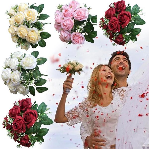 simulation roses silk cloth festival artificial flowers bridal bouquet 12 heads 1 bunch gift craft party handmade p props1
simulation roses silk cloth festival artificial flowers bridal bouquet 12 heads 1 bunch gift craft party handmade p props1