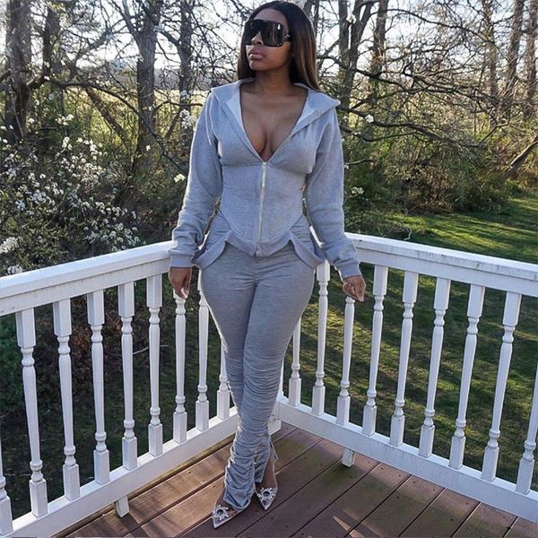 hirigin streetwear 2 two piece set women outfits hooded stacked leggings pants women matching sets activewear ladies tracksuits1, Gray
hirigin streetwear 2 two piece set women outfits hooded stacked leggings pants women matching sets activewear ladies tracksuits1, Gray