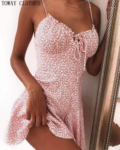 summer tie front v neck elegant floral print mini dress fashion women spaghetti strap floral print dress casual1, Black;gray
summer tie front v neck elegant floral print mini dress fashion women spaghetti strap floral print dress casual1, Black;gray