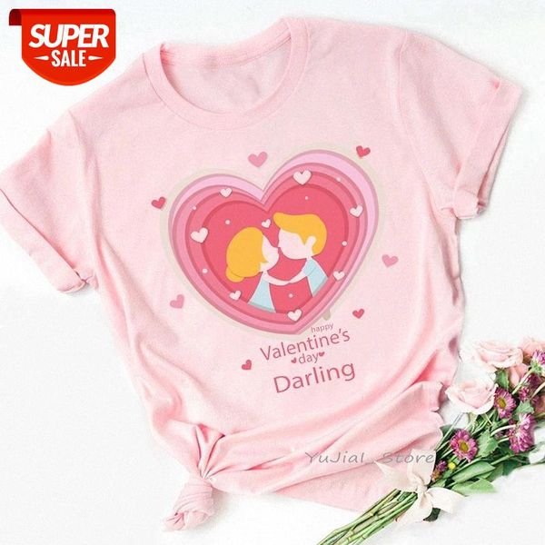 happy valentine's day darling graphic print pink tshirts women vogue love t shirt femme harajuku kawaii clothes female t-shirt #qg5w, White
happy valentine's day darling graphic print pink tshirts women vogue love t shirt femme harajuku kawaii clothes female t-shirt #qg5w, White