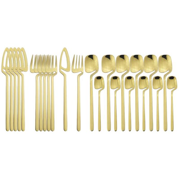 flatware sets 24pcs/set cutlery set stainless steel tableware golden rose gold forks knifes spoons teaspoons party home
flatware sets 24pcs/set cutlery set stainless steel tableware golden rose gold forks knifes spoons teaspoons party home