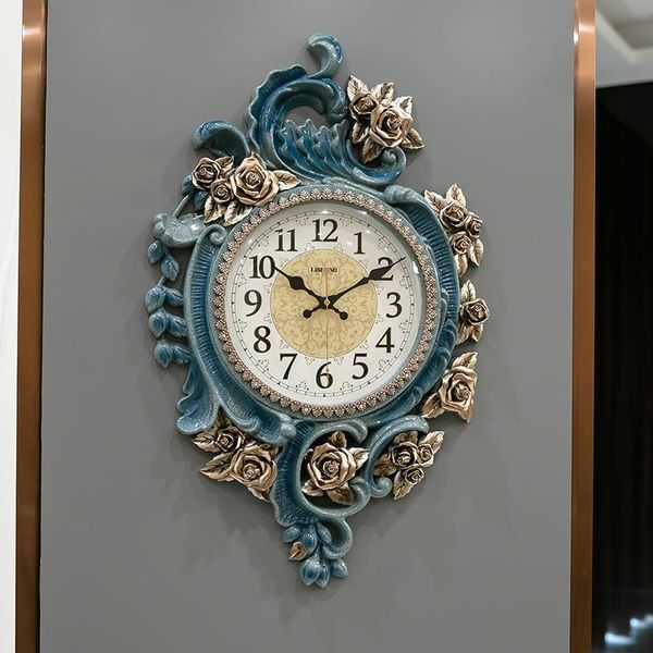 wall clocks pastoral quartz clock luxury vintage big art creative horloge murale design moderne home decoration 50wc
wall clocks pastoral quartz clock luxury vintage big art creative horloge murale design moderne home decoration 50wc