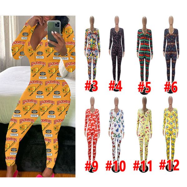 women jumpsuit slim pajamas casual letters cartoons printed onesies v-neck long sleeve trousers ladies home rompers 66, Black;white
women jumpsuit slim pajamas casual letters cartoons printed onesies v-neck long sleeve trousers ladies home rompers 66, Black;white