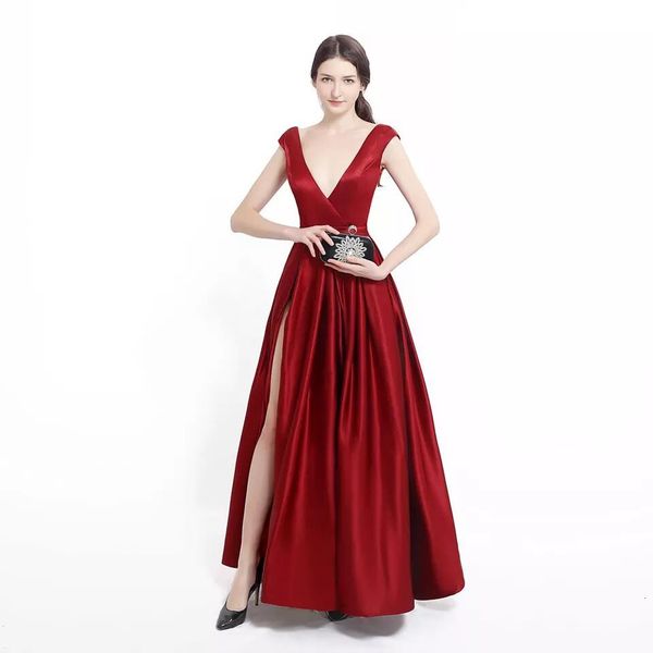 2021 new "robe soiree", "deep decorated v prom dresse elegant party boda pocket dress side divide" tuvy, Black
2021 new "robe soiree", "deep decorated v prom dresse elegant party boda pocket dress side divide" tuvy, Black