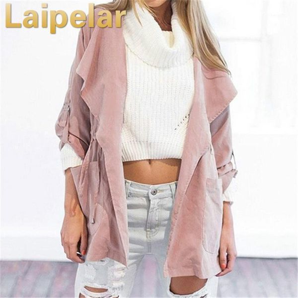 autumn women's casual hooded windbreaker coat turndown collar overcoat outerwear coat solid color trench belt slim 1, Tan;black
autumn women's casual hooded windbreaker coat turndown collar overcoat outerwear coat solid color trench belt slim 1, Tan;black
