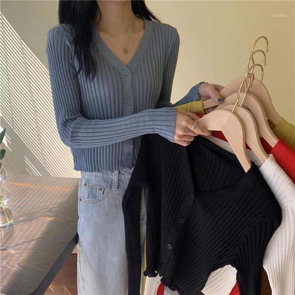 women's knits & tees 2021 v-neck slim long sleeve knitted cardigan sweater jacket1, White
women's knits & tees 2021 v-neck slim long sleeve knitted cardigan sweater jacket1, White