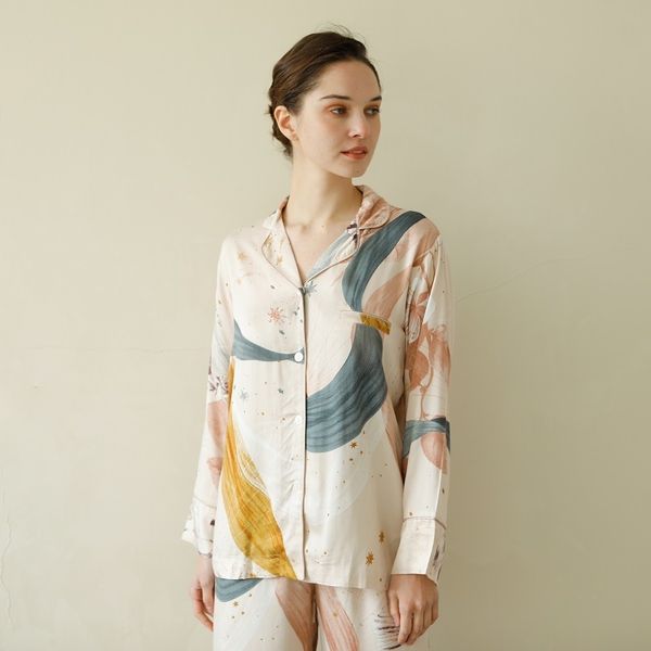 causal viscose women's long sleeve pajama sets ankle-length pants multicolor fashion sleepwear suits spring autumn home clothes 201113, Black;red
causal viscose women's long sleeve pajama sets ankle-length pants multicolor fashion sleepwear suits spring autumn home clothes 201113, Black;red