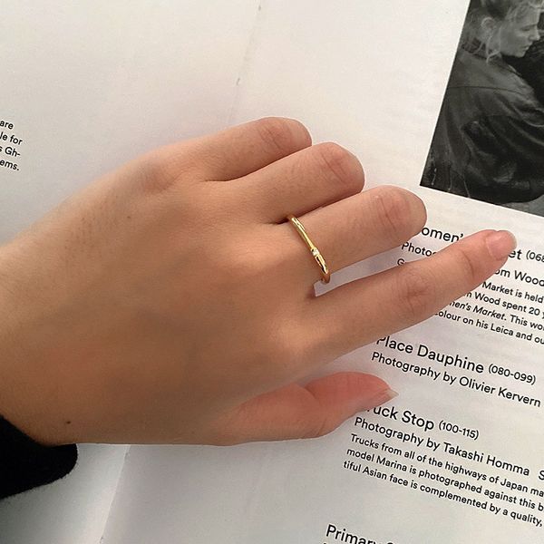 small gold personalized niche design simple light luxury same 925 sterling silver ring square
small gold personalized niche design simple light luxury same 925 sterling silver ring square