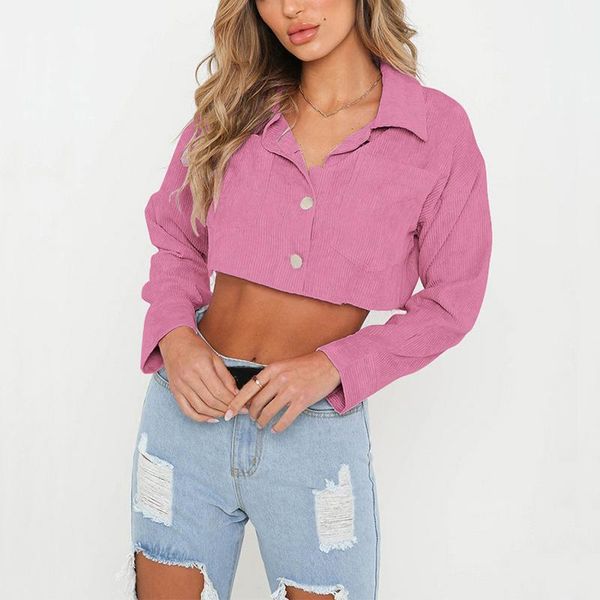 bare midriff crop women turn-down collar denim solid spring button pockets streetwear casual short coat 6q1827, Black;brown
bare midriff crop women turn-down collar denim solid spring button pockets streetwear casual short coat 6q1827, Black;brown